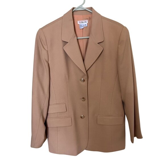 Talbots Womens Blazer / JacketSize‎ 10 Camel Wool Acetate Lined USA - Picture 1 of 10